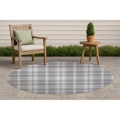 Tapis d'extérieur antidérapant Billy Tartan