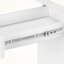 Bureau d'ordinateur Edeline blanc brillant avec tiroirs de rangement, H 29,87 po x l 59,78 po x P 23,48 po