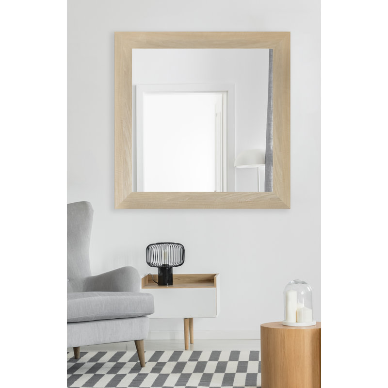 Bahena Flat Wall Mirror, 25.5" x 25.5"