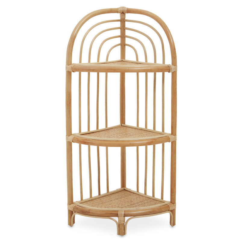 Bourbeau 46cm W Rattan Shelving Unit