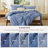 Bedsure Slate Blue Duvet Cover Full Size - Soft Double Brushed Bedding Set for Kids & Adults（Set of 3）-109724477-109724466