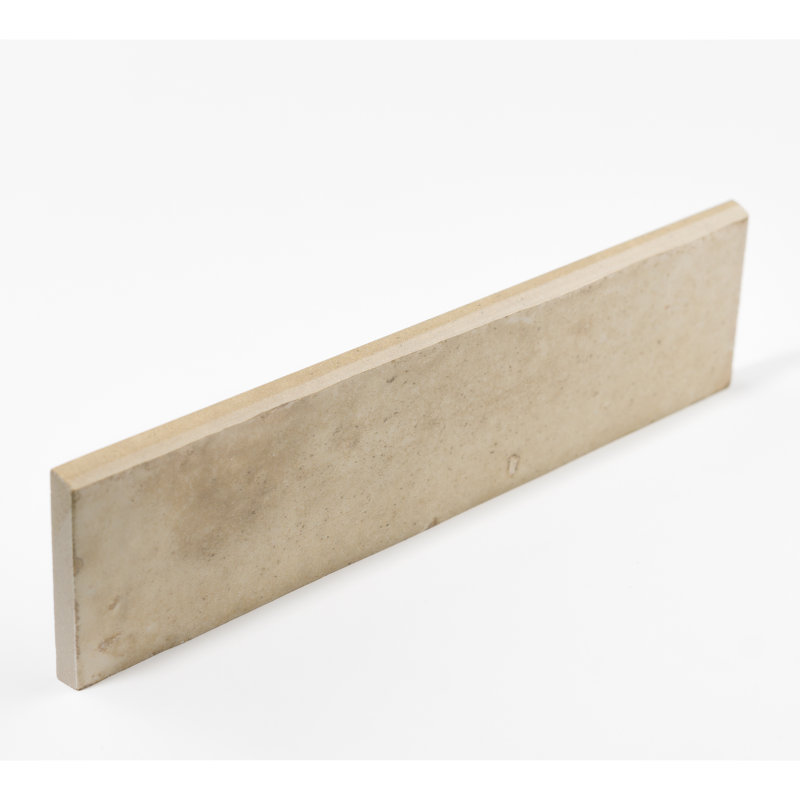 Carreau de faïence en porcelaine de 9,5 po x 2,5 po Lucca, Beige-crème