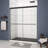 Shower Door, Sliding Door, With 1/4" Tempered Glass 56-60"X70"-123404384