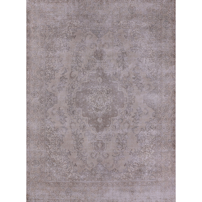 Tapis oriental gris Sherly, Rond 5 pi