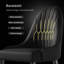 Chaise d'appoint rembourrée en similicuir Frania-1642740806-1650723340