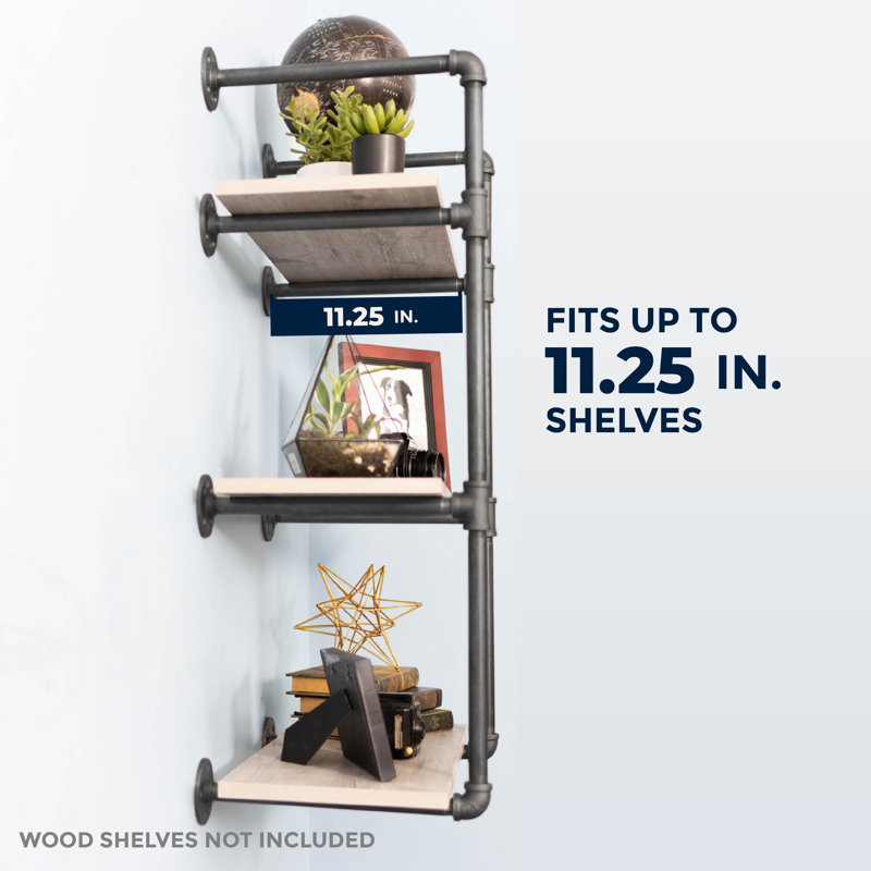 Meriweather Metal 3-Tier Shelf Brackets