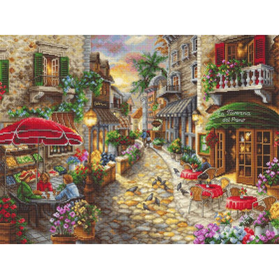 Early Evening in Avola Counted Cross Stitch Kit by Letistitch L8021