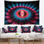 Tapisserie florale abstraite-28503361
