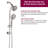 Dual Shower Head 1.8 GPM GPM-62268330