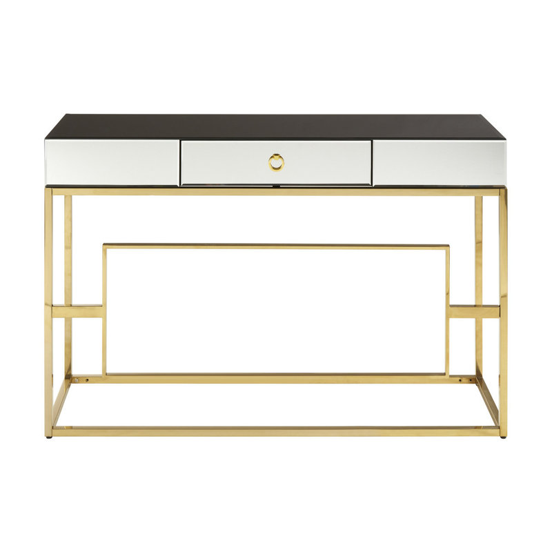 Marbleton 120cm Glass Top Console Table