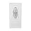 Porte d'entrée avant en fibre de verre 36 po x 80 po avec cadre Piper, finition lisse blanche, verre Texas-Star-134180003-134180004