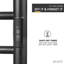 Chauffe-serviettes électrique Elgon-59689085