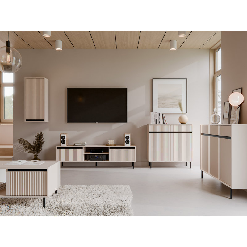 Bev 100.2cm Sideboard, Beige