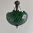 Spiro Tiffany Pendant Lights Green Leaves Stained Glass LED Bulbs Included 16"W*16'D*60"H