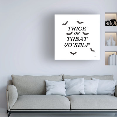 Art mural sur toile «Bachelor Laura Marshall Halloween Typographie II»