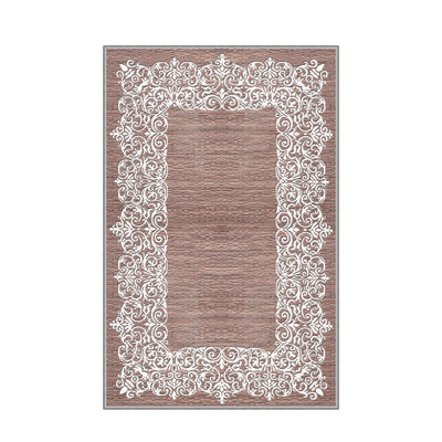Elegant Hall Carpet, 31.5 x 78.7 inches | 100% Polyester, 0.4 inch Pile Height | Antibacterial, Non-Slip PVC Felt Dot Underside | Machine Washable, Durable Woven Design | Perfect for Entryways & Living Spaces