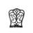 Outdoor Cast Aluminum Bistro Table And Chairs - Black, Rust- Black Patio Rust-, Easy To Assemble, For Garden