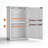 White Bathroom Wall Cabinet 1 Door 1 Shelf-1725572345