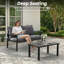 4 - Person Garden Lounge Set with Cushions-653834640