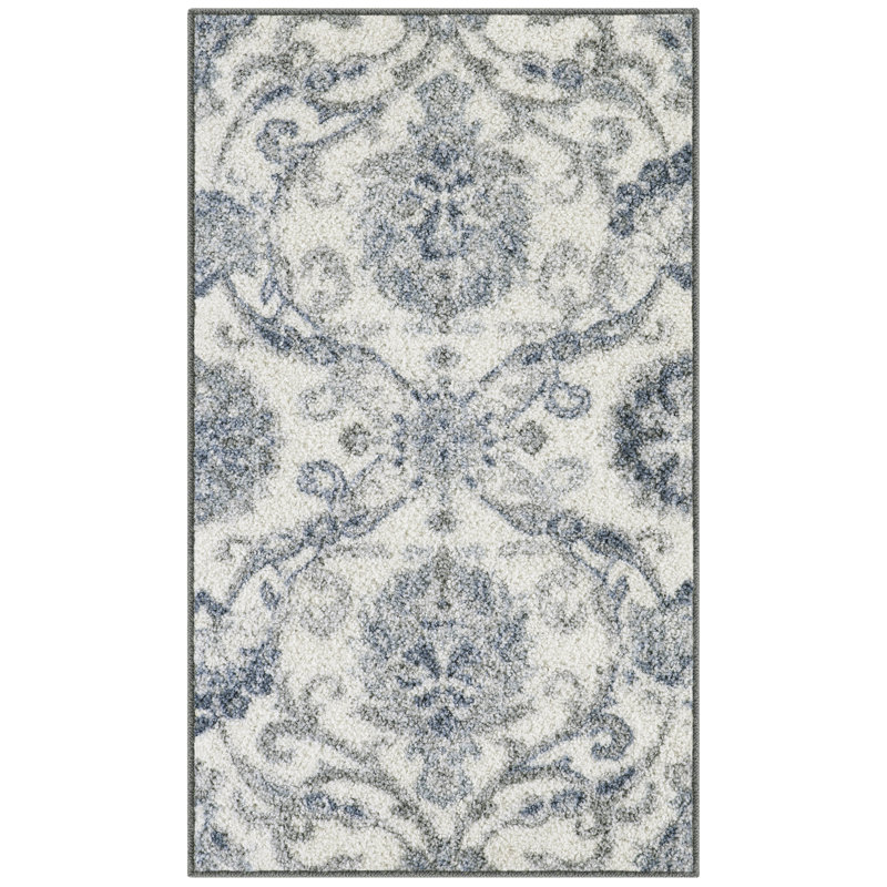 Idara Damask Indoor Rug, Rectangle 2'6" x 3'10"