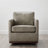Benten Upholstered Swivel Armchair-256370359