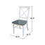 Ensemble de salle à manger extensible en bois massif Chapital-266965551-147720365