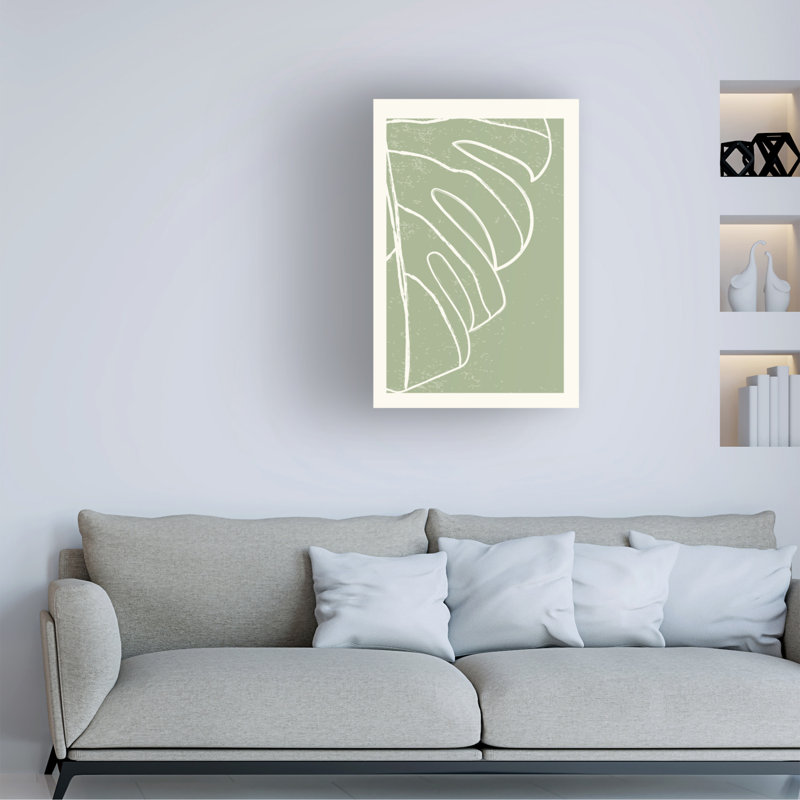 «Jay Stanley Minimal Monstera Collection», art sur toile 3, H 32 po x l 22 po x P 2 po