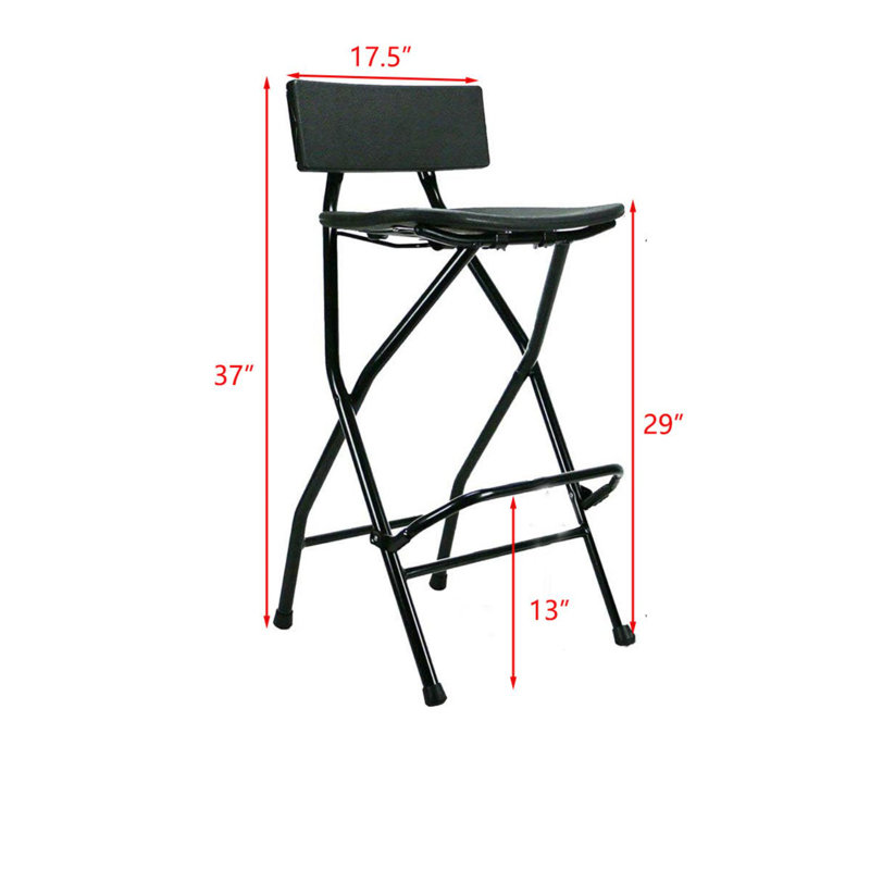 Counter Stool with Metal Frame