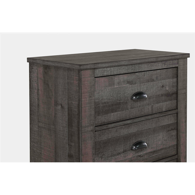 Table de chevet contemporaine à 2 tiroirs 1pc