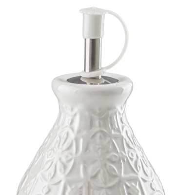 10 Strawberry Street Embossed Monaco Oil Cruet
