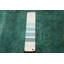 Tapis unique en laine turquoise noué à la main 9 pi 1 po x 11 pi 9 po