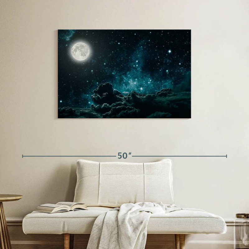 Oberle Galaxy Moonlight, 26" H x 39" W