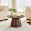 Table basse circulaire en fibre de bois à densité moyenne-1606295514