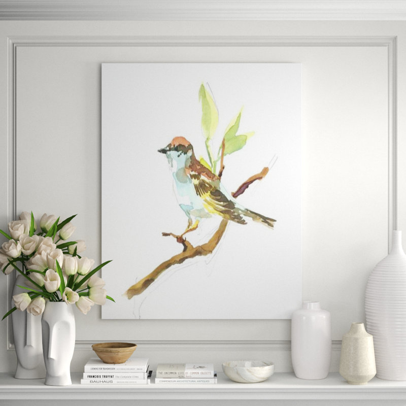 Chipping Sparrow Print by Fern Cassidy, Outdoor, 46" H x 36" W