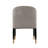 Ola Modern Chenille Upholstered Elm Wood Dining Side Chair in Stone-91028785