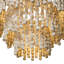 Round Wood Disk Chandelier