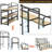 Coffee Syrup Organizer 3-Tier, 12 Bottles Capacity Syrup Rack For Coffee Bar Station, Wine Rack For Countertop, Tiered Spice Racks For Cabinet, Bottle Display Shelf Magnetic One-Step Installation