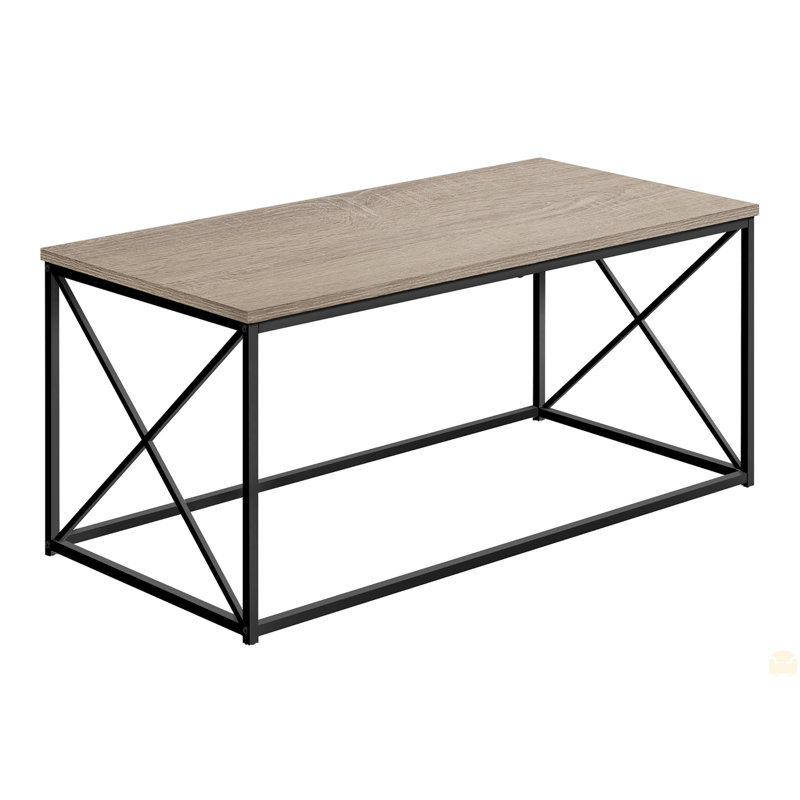Table basse, décor, cocktail, rectangulaire, Taupe