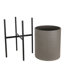 Ensemble de 2 pots à fleurs Aideen pour l'intérieur et l'extérieur - ensemble de 2-720860952