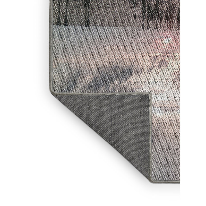 Tapis noir/gris, Rectangle 5 pi x 7 pi