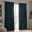 Heavy Chenille Room Darkening Pencil Pleat Curtains-185283831-185283829