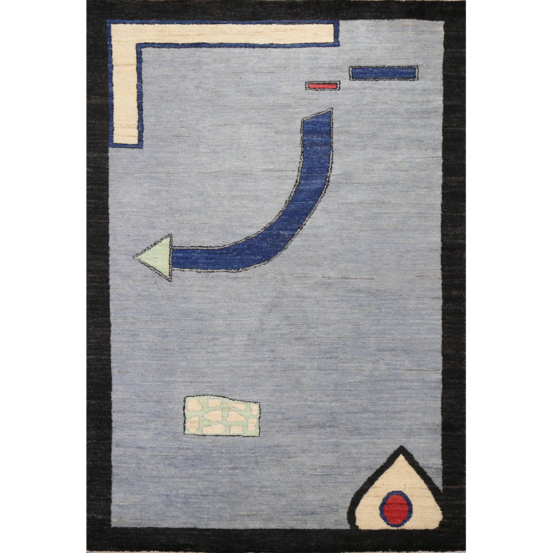 Handmade Gabbeh  Oriental Area Rug 5x7