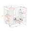 Ensemble de meuble-lavabo élégant avec lavabo durable, portes à fermeture douce-493309610