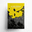 Fukuoka, carte de la ville, impression rétro-818032423-818032418