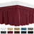 Pleated Wrap Around Bed Skirt-729168067-708236832