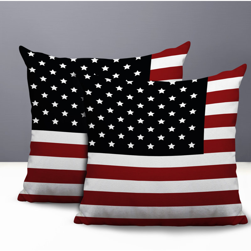Oreiller réversible intérieur / extérieur Patriot, 18x18, Black
