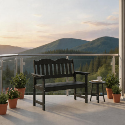 Banc de jardin extérieur pour 2 personnes