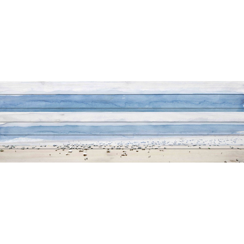 « House Ipanema » par Parvez Taj, reproduction d'art sur bois blanc, H 20 po x l 60 po