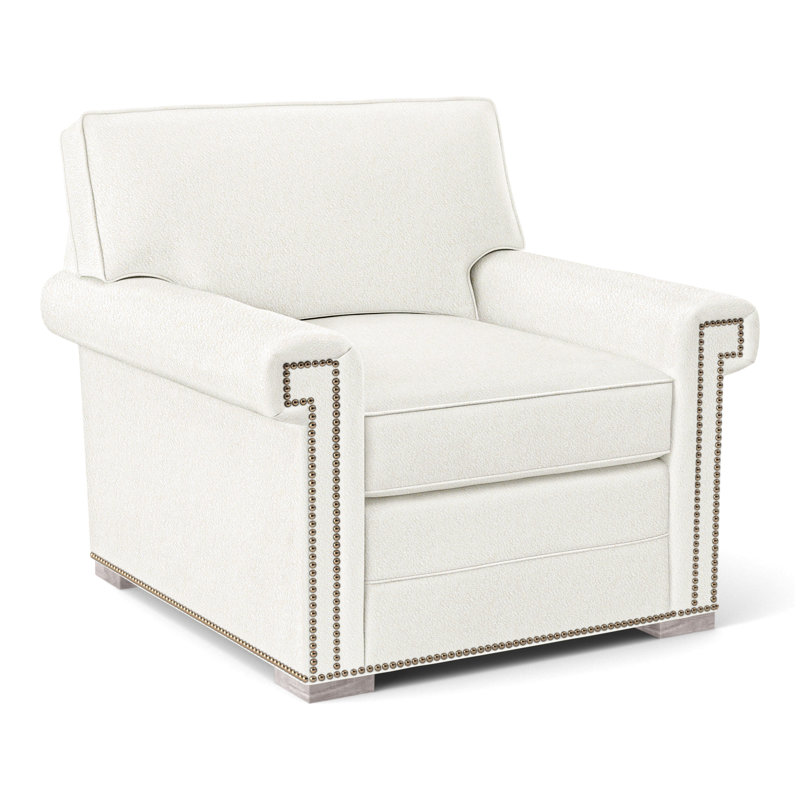 Fauteuil 36 po Davidson, Oui, Kennelly Snow, Gris tourterelle