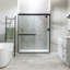 Ensemble de bordure de douche en vinyle imperméable Palisade 78 po x 60 po x 36 po avec accessoires en côte urbaine-103954390